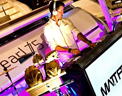 Spanish event dj Matt Ferry of FRESH party, soul and motown live music band from Majorca